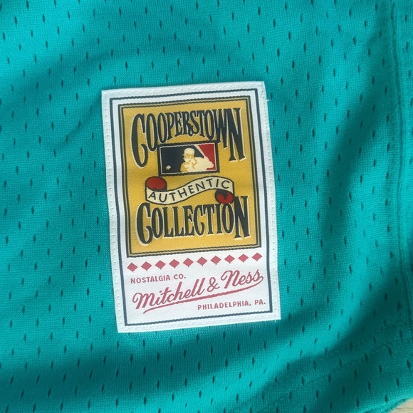 Mitchell & Ness Andre Dawson Teal Florida Marlins 1995 Cooperstown Collection - Picture 7 of 10